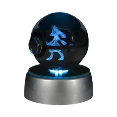 Imagem de Base De Luz LED Para Figuras De Bola De Cristal 3D Pokémon: Butterfree