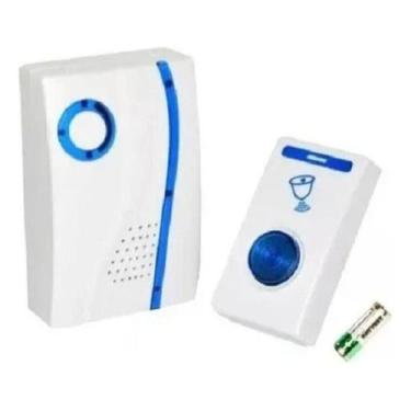 Imagem de Campainha Sem Fio Atomo Wireless 32 Toques Led Branco 50m 127/220v - N