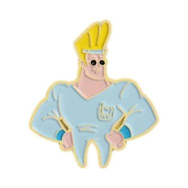 Imagem de Broches De Esmalte Engraçados De Homem Musculoso, Personagem De Desenh