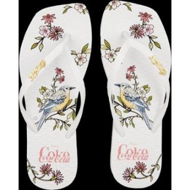 Imagem de CHINELO COCA COLA BIRD SQUARE FEMININO-Feminino