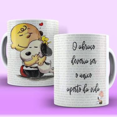Imagem de Caneca Personalizada Snoopy O Abraço - Jlssublimação
