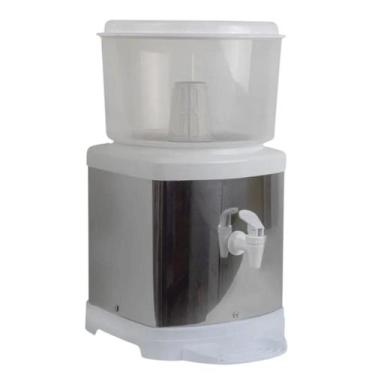 Imagem de Filtro de Água 6L por Gravidade com Cuba Cerâmica Inox - Jdmazine, bra