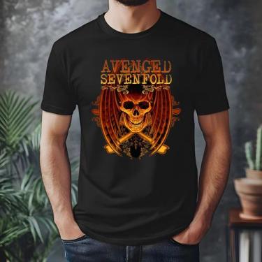 Imagem de Camiseta Avenged Sevenfold 100% Algodao Personalizada 3 - Estamparia &