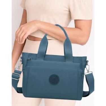 Imagem de Bolsa Sacola Feminina Grande Trabalho Estilosa Com Zíper-Feminino