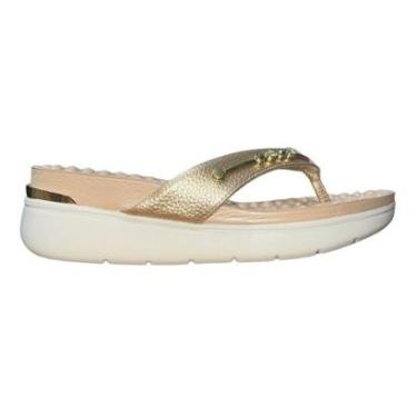 Imagem de Chinelo Rasteiro Plataforma Feminino Modare 7151.115 Dourado-Feminino