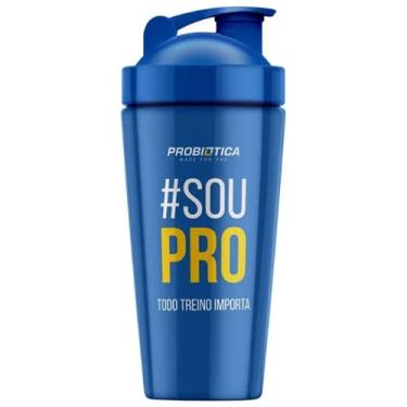 Imagem de Coqueteleira Alumínio Steel - 750ml Azul - Probiótica