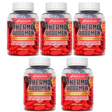 Imagem de Kit 5X Thermo Abdomen - 60 Tabletes - BodyAction - Body Action