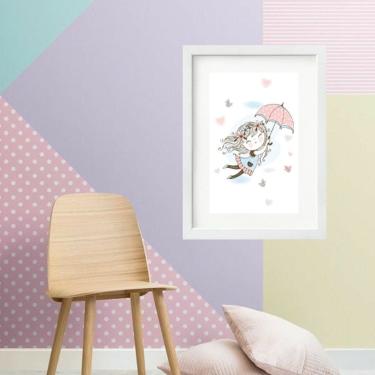 Imagem de Quadro Quarto Infantil Menininha- 60x48cm