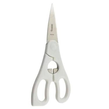 Imagem de Tesoura Culinária Para Cortar Frango Carne Assados Inox - Original Lin