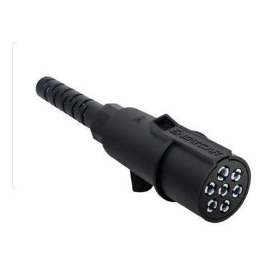 Imagem de EC1312 Tomada Engate Plástico Macho 7 Polos Redonda Carreta Caminhão -
