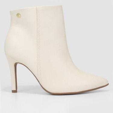 Imagem de Bota Cano Curto Vizzano Bico Fino Lisa Feminina-Feminino