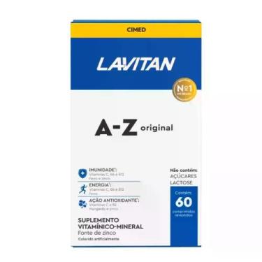 Imagem de Suplemento Vitamina A-Z Original com 60 Comprimidos Lavitan