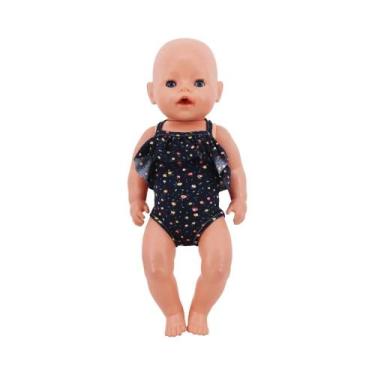 Imagem de Roupa De Ginástica Justa Ao Corpo Estilo Maiô Kawaii Para Bonecas Amer