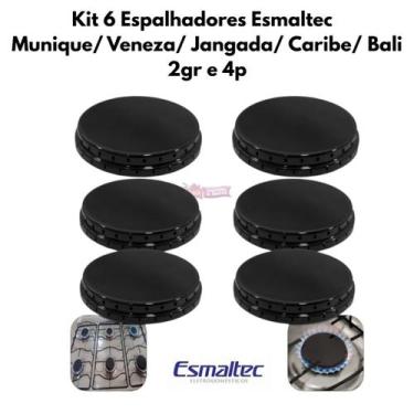Imagem de Kit 6 Espalhadores dos Fogões Esmaltec - Munique/ Veneza/ Jangada/ Car