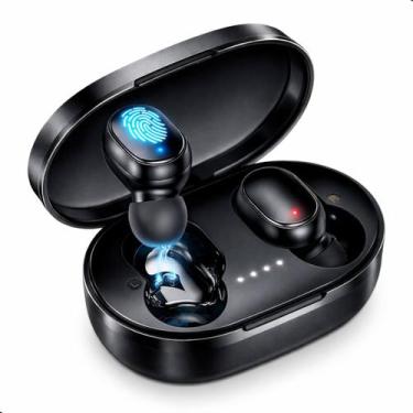 Imagem de Fone De Ouvido Bluetooth 5.3 Tws Sem Fio Led Grave Potente Earbuds Com