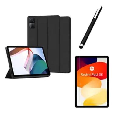 Imagem de Kit Capa Protetora Xiaomi Redmi Pad SE 11 + Película de Vidro + Caneta