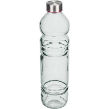 Imagem de Garrafa Vidro Com Tampa Home&co 1 Litro Para Suco E água - HOME & CO