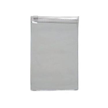 Imagem de Necessaire Zipzap Bolsa Plástica Transp Cristal Pvc 5 Un