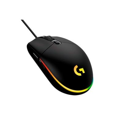 Imagem de Mouse Gamer Logitech G203 LIGHTSYNC RGB, Efeito de Ondas de Cores, 6 Botões Programávei...