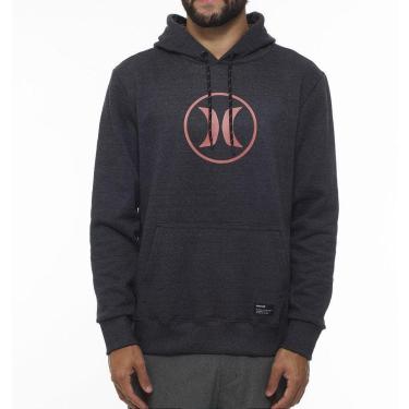 Imagem de Moletom Hurley Canguru Circle Icon WT23 Masculino-Masculino