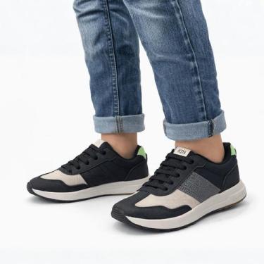 Imagem de Tênis Infantil Klin Walk Anatômico Confortável Tamanho:29Cor:Preto / B