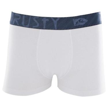 Imagem de Cueca Rusty Boxer Cotton - RU1.07, Branco, P