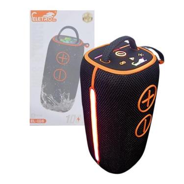 Imagem de Caixa De Som Bluetooth Led 100w Prova D'agua El-1116 - Eletro Mex