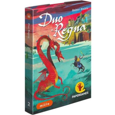 Imagem de Duo Regna Micro Jogo de Cartas Boardgames Papergames