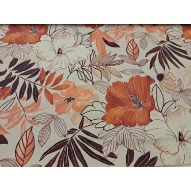 Imagem de Tecido Estampado Floral Rosas - Via Decor