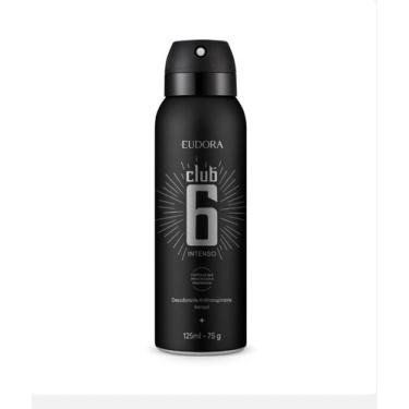 Imagem de Desodorante antitranspirante aerosol club 6 intenso 125ml. - Eudora