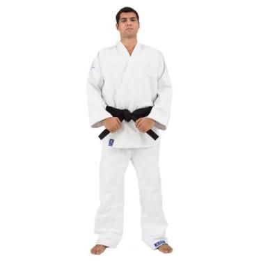Imagem de Kimono Torah Judo Trançado Plus Adulto, Branco, A0, Nacional, 30 Dias 