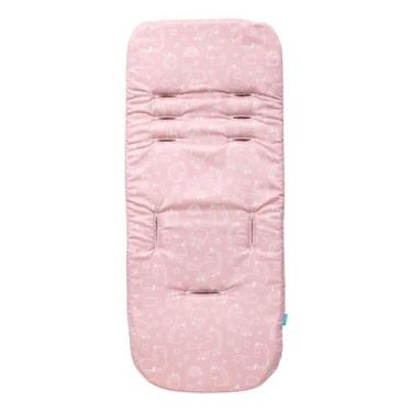 Imagem de Almofada Viscoelástica para Carrinho Buba Unicórnio Rosa