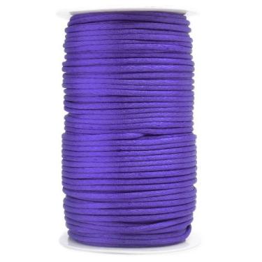 Imagem de Cordão de Cetim Rabo de Rato 4mm 100 Metros - artePunto, ROXO