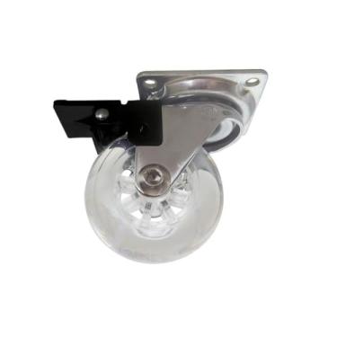 Imagem de Rodizio em Gel C/Trava Cristal 50mm 6 UN