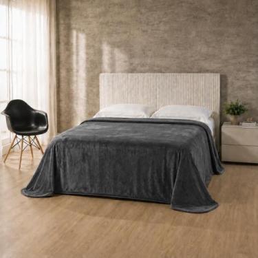 Imagem de Cobertor Manta Cama Queen Toque de Pelúcia Felpa Soft Frio - ENTROU CO