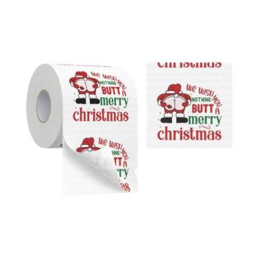 Imagem de Papel Higiênico De Natal E Ano Novo 2026, Guardanapo De Natal, Suprime