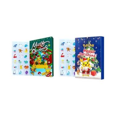 Imagem de Calendário Do Advento Com Mini Figuras De Pokémon, Caixa De Presente P