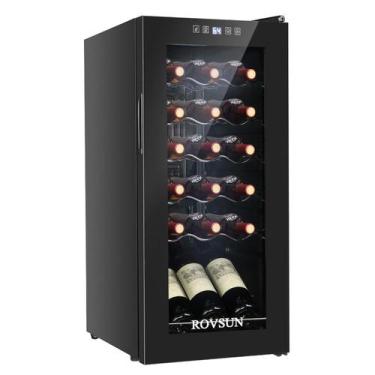 Imagem de Adega climatizada ROVSUN para 18 garrafas, compressor, 115 V