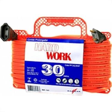 Imagem de Extensao Daneva Prolongador Macho Femea Hw 2P 0,75X30M Laranja 20A Dn1
