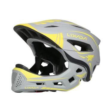 Imagem de Capacete Infantil Lixada Com Proteção Facial Total, Equipamento De Seg