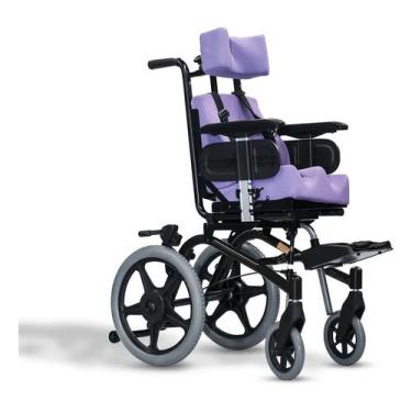Imagem de Cadeira De Rodas Postural Infantil Conforma Tilt Ortobras, Preto, 40