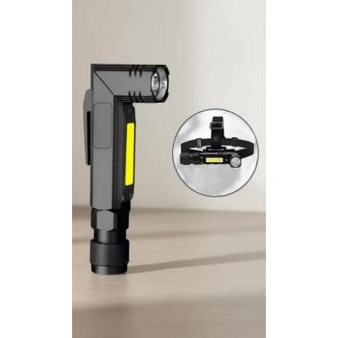 Imagem de Lanterna Tática Magnética Recarregável 600 Lumens - WORKER