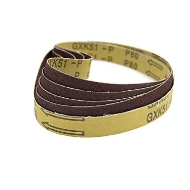 Imagem de 5 pcs 520 * 20mm Cintos de lixamento abrasivos P60 - P320 para moedor de cinto portátil YYDFPIIA (Grit : P80)