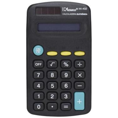 Imagem de Calculadora Eletrônica De Bolso Kk402 Kenko