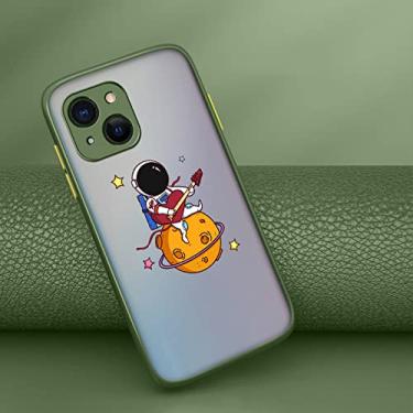 Imagem de Capa Guitar Astronaut para iPhone 13 12 Pro Max Mini 11 Pro Max X XR XS MAX SE2020 8 7 Plus 6 6S Plus Capa de telefone ultrafina e macia, Matcha Green1, para iPhone 7Plus