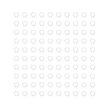 Imagem de Anel de perna de aves, durável e fácil anéis de perna de pombos reutilizável leve para identificação e marcação de pombos(Branco)