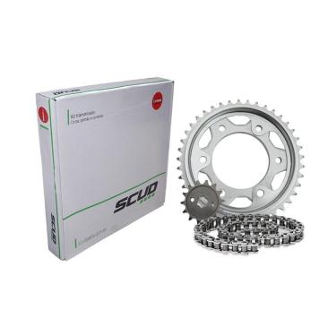 Imagem de Kit Relação Transmissão Scud Yamaha Fazer 250 Com Retentor
