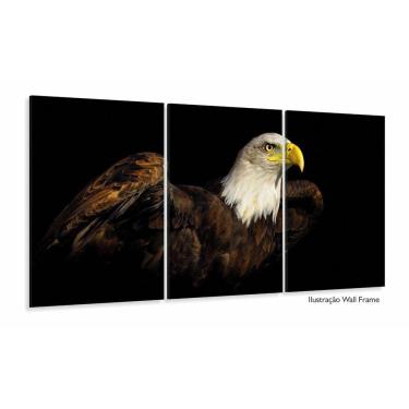 Imagem de Quadros Decorativos Agui Americana 120x60 3 peças
