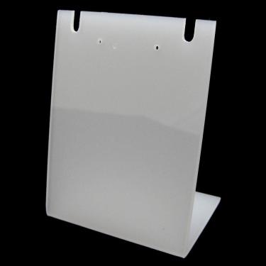 Imagem de Expositor Acrílico de Vitrine Placa L Pequeno Branco