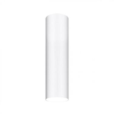Imagem de Plafon Viena Tubo 30cm Conti Iluminação Branco Fosco